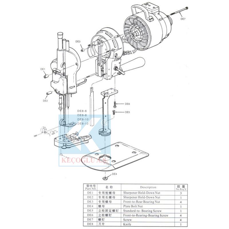 CZD-3 1000W Yüksek Devirli Dik Kesim Makasları - Görsel 3