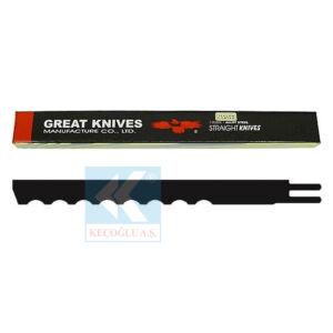 Kesim Motoru Yüksek Karbonlu Dalgalı Teflon Bıçak HSS (12 Adet)