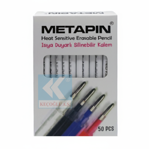 Metapin Isı Duyarlı Buharla Uçan İşaret Kalemi 50'li Beyaz