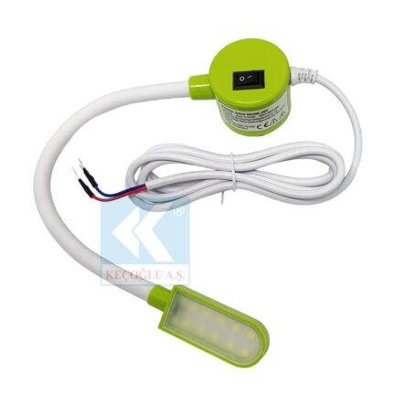 Spiral Dikiş Makinası Lambası Mıknatıslı 10 Ledli