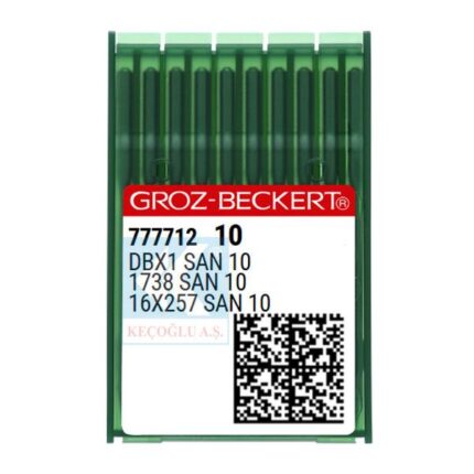 Düz Makina İnce Dip Dikiş İğnesi DBx1 16×257 SAN10 (100 Ad)