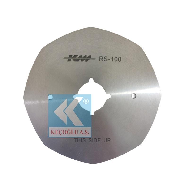 KM Yuvarlak Kesim Motor Bıçağı 8 Köşe / RS-100